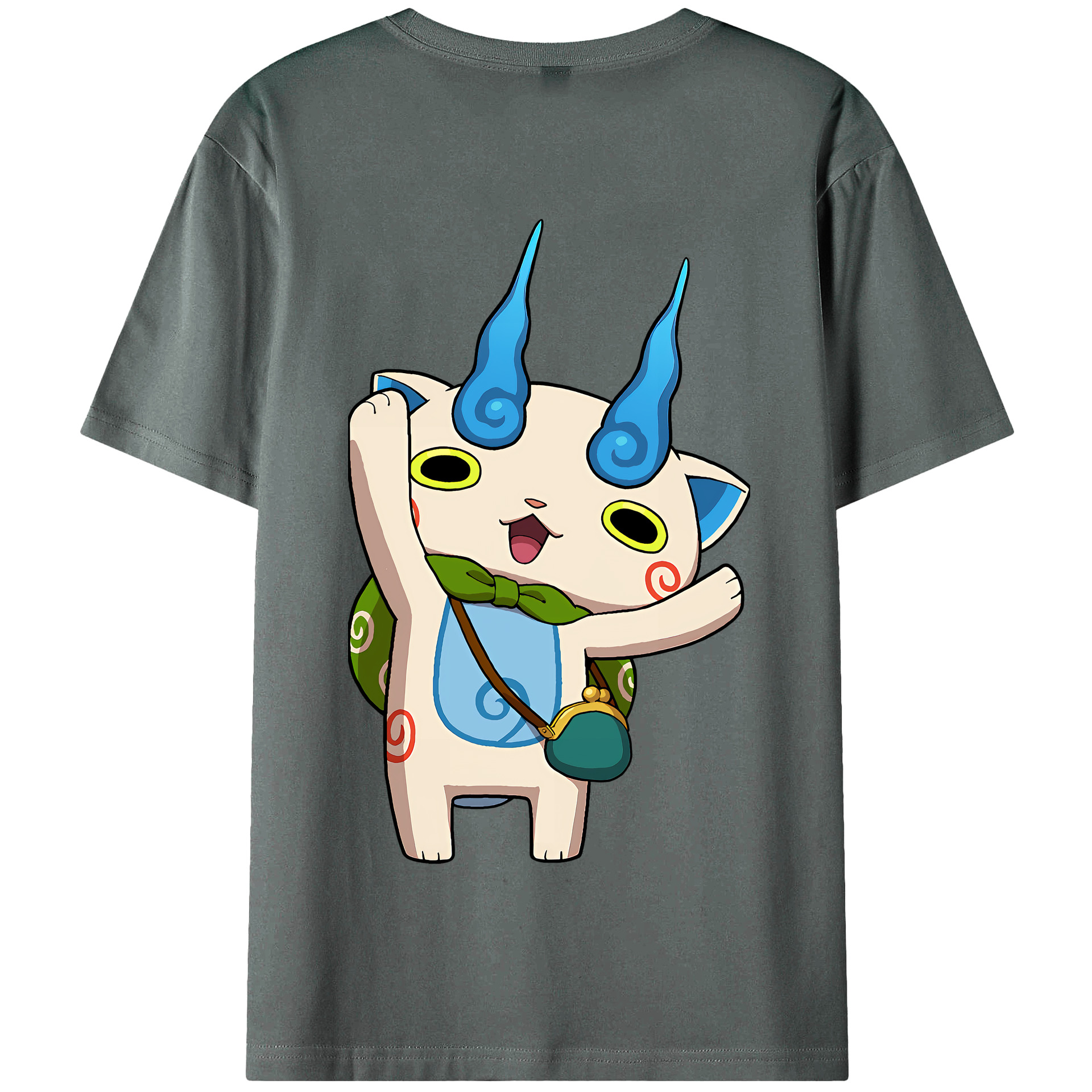 （画像用） 妖怪ウォッチ Yo-kai Watch 綿100％半袖Tシャツ（背面プリント）
